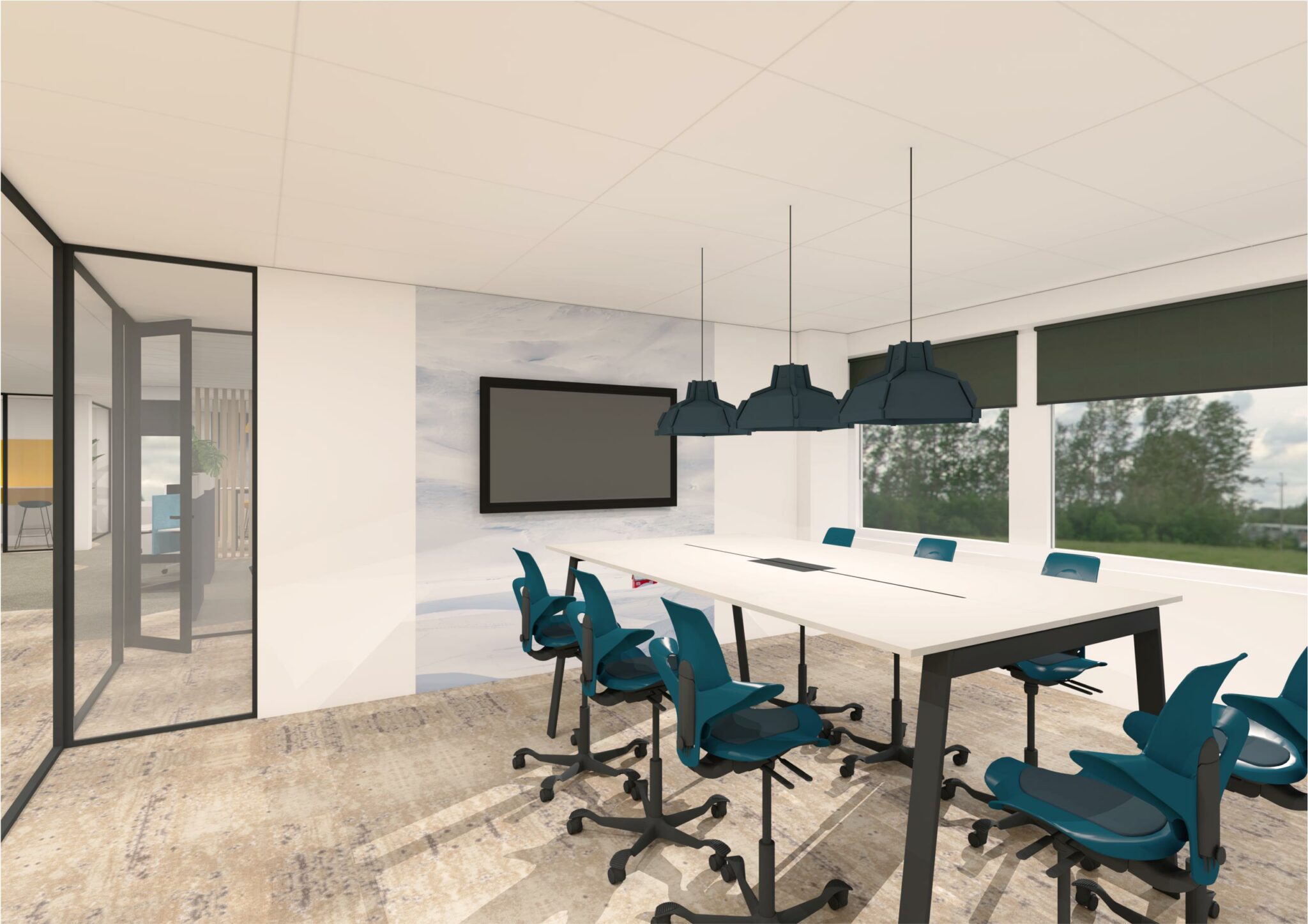 Werklust – Kantoor Vergaderen Werken Clubhuis Kantine Ontmoeten Flexplekken - SVDH Interieurontwerp - Interior Design