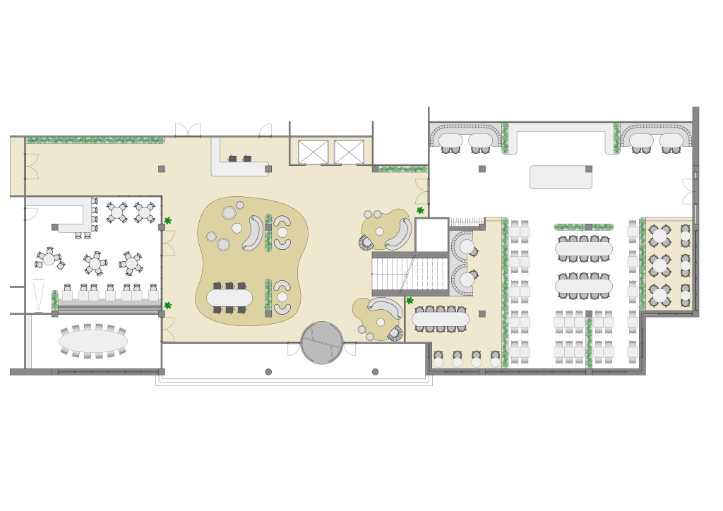 Hospitality - Plattegrond - SVDH Interieurontwerp - Interior Design