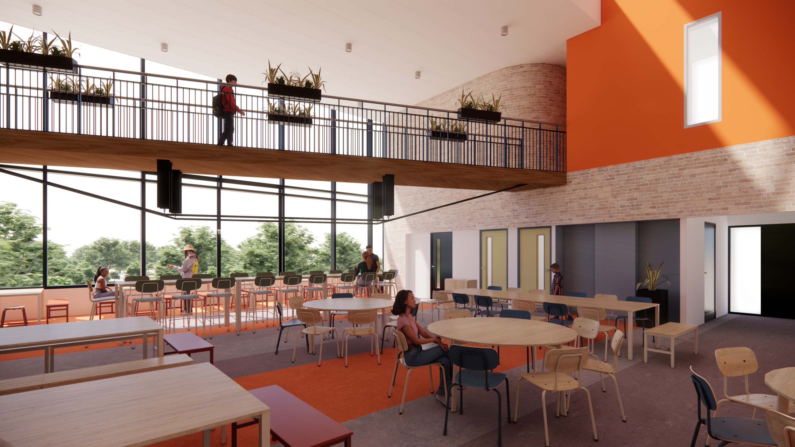 De Joost – Onderwijs Aula School opstelling - SVDH Interieurontwerp - Interior Design