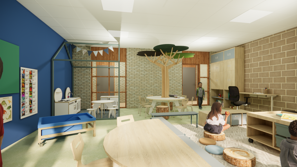 De Berensprong – klaslokalen Onderwijs Scholen leerplein - SVDH Interieurontwerp - Interior Design